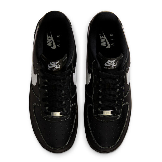 Nike NIKE Men's Air Force 1 AF1 New Year's Gift Sports Shoes HQ2037-006 Black Gray 42