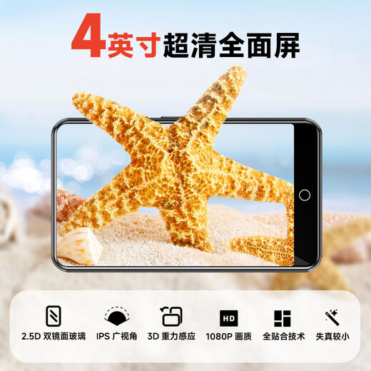 Patriot (aigo) mp3/mp4 player with WiFi access, mp5 for students only, music player for high school students, Bluetooth external playback, video e-book, 4 inches AN30-80G