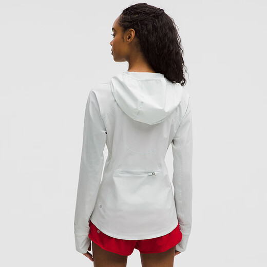 lululemon丨Mist Over Women's Sports Jacket Water Repellent Sun Protection LW4BSRS Seafog Blue Online Special Sale XS /4