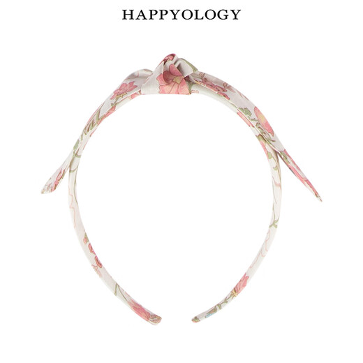 Happyology British children's spring and summer new children's clothing lace splicing tops bow hair accessories girls set Midsummer Baiyuan (shorts) 92 (92cm)