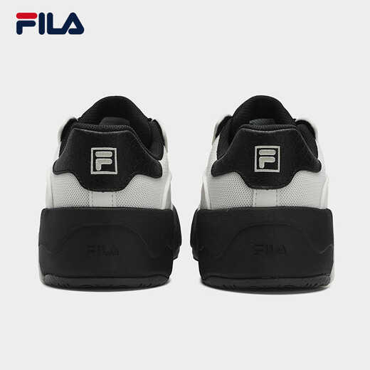 Zapatos de mujer Fila Fila Fila, zapatos de huevo de Yang Mi, zapatos deportivos, 2025 Autumn Nuevos zapatos blancos casuales y versátiles, leche blanca/negra 37.5