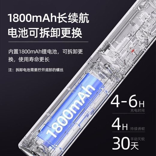 康铭3873A充电式电蚊拍苍蝇拍单层蚊子家用电子耐用 康铭3888【新款锂电两用】