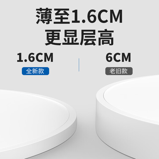 Chint human body sensor ceiling lamp intelligent light control lamp dust-proof, moisture-proof, mosquito-proof, corridor corridor garage lamp 18W white light 29CM diameter