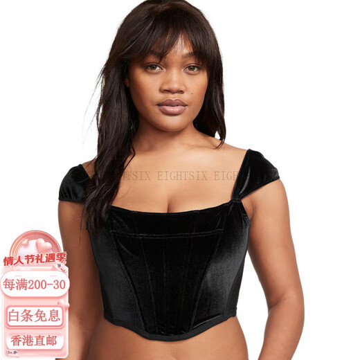 维多利亚的秘密（Victoria's Secret）纯色轻薄衬垫文胸 女款 黑色 黑色 XS