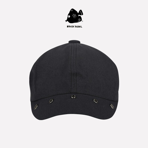 SWOF CARE black label simple and versatile black hat elegant temperament women's winter newsboy hat Black/black one size fits all recommended head circumference 56-60cm