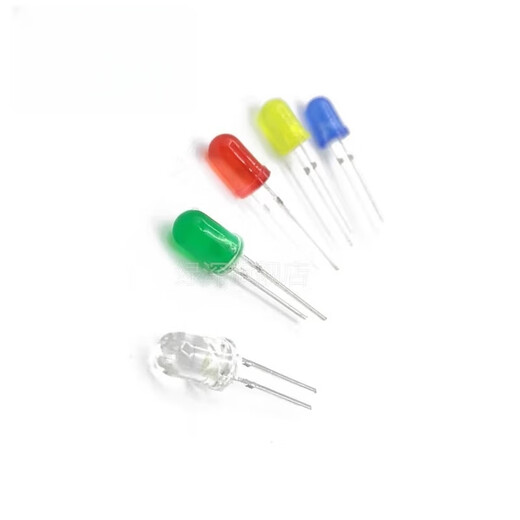 Dengshitang 3mm 5mm LED bulb light-emitting diode F3 F5 red, green, yellow, blue and white in-line lamp beads mixed package a variety of LED light bulb in-line lamp beads 3mm blue LED 50 pieces