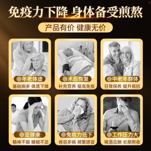 Vinsic文斯可破壁灵芝孢子粉胶囊 增强免疫力营养品送礼 0.5g*90粒/瓶