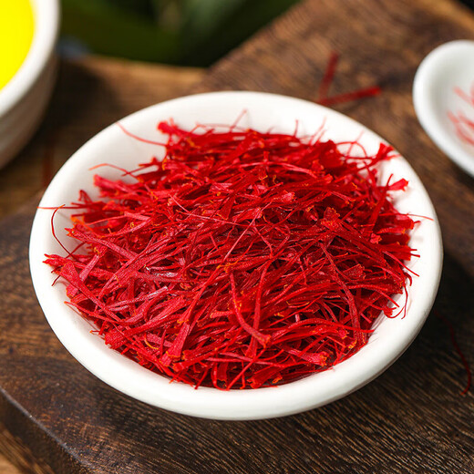 Saffron Select high-quality saffron full-length red silk saffron for women's own use to make tea. Saffron 1g