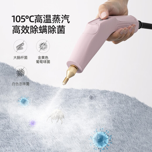 Shantou Lincun Household Steam Cleaning Machine New High Temperature and High Pressure Multifunctional Kitchen Air Conditioning Fabric Steam Cleaning All-in-One Opal Powder - Handle Button + Panel CNC Dual Control