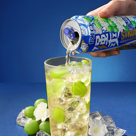 锐澳（RIO）可自由搭配强爽8度系列预调鸡尾酒洋酒气泡果酒500ml大容量 青提茉莉500mL6罐