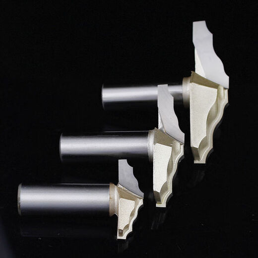 
Inspur Taosha woodworking tool grade gold dragon knife engraving mechanical electric wood milling pattern knife cabinet door panel shape 1/2 handle white 12112