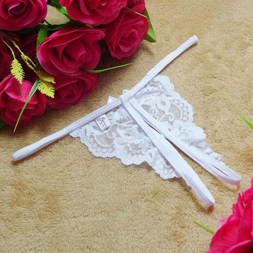 Long Night Sexy Lace T-Pants Open-Style SM Strap-style Lace Panties T-Pants Passionate Temptation Y-Type Red