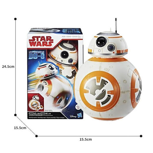 新年特惠 创世纪玩具 孩之宝BB8 星球大战智能遥控机器人玩具3C 星战旋转BB8C1438正价199 现货