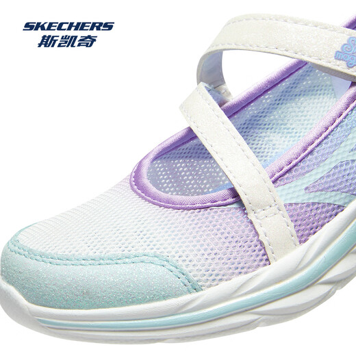 Skechers Girls Mary Jane Sandals 302563L White/Multicolor/WMLT 27.5