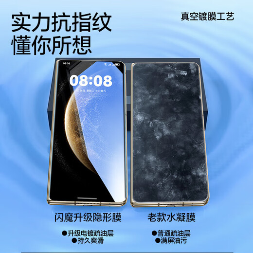 Flash Magic 2-pack, suitable for Huawei matex6 mobile phone film, Huawei X6 tempered soft film invisible film, full screen coverage, ultra-clear fit anti-fingerprint protective film