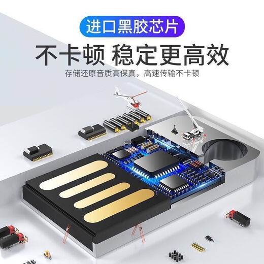 White sleep-aiding vocal music, nature sounds, pure music, noise, birdsong, decompression, running water sound, MP3 healing USB flash drive, dripping water, nature pure music, 520 minutes, USB flash drive