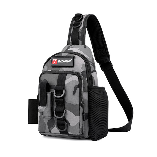 He Jiagong portable lure bag new multi-functional lure pole bag shoulder diagonal waist bag suitable for outdoor fishing fishing gear separate package 031 + lure box