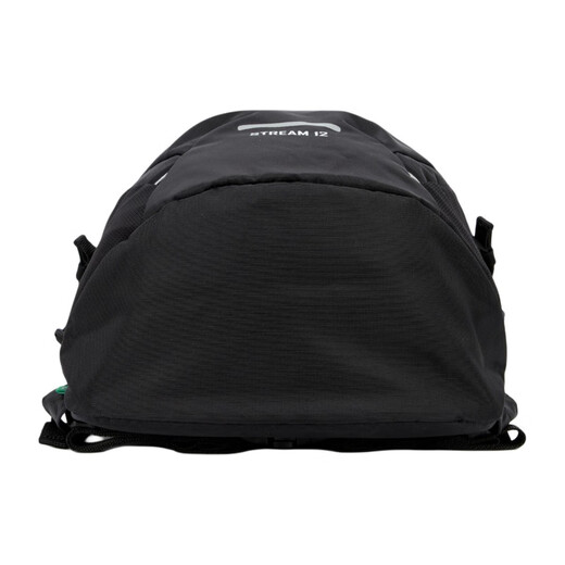 北面（The North Face）12L纯色Logo徽标拉链开合尼龙背包双肩包常规男女同款情侣款黑色 黑色