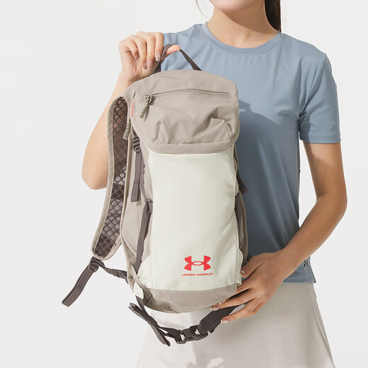 安德玛（Under Armour）男女双肩包 时尚简约大容量舒适背负休闲背包 1378411-203 OSFA