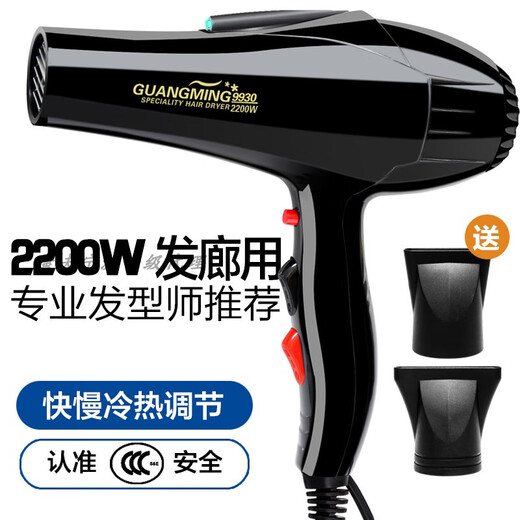 Jingcheng Youxuan Sèche-cheveux RCT9930 High Power 2200W AIR HOT AIR MAISON BALBE BABLE HAUTE ÉLOCTERIE SÉCHEUR RAPIDE BRIGHT 2200W DRYSER DE HEIR 9928