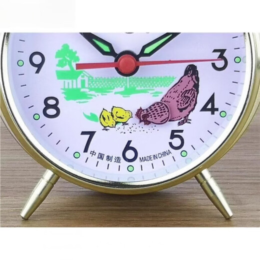 Extra lauter Sound Wake Up Horseshoe Mechanische Uhr Vintage Retro Nostalgic Metall Bewegung Manualuhr Wecker Blau Bronze 1585 [Batteriemodell]