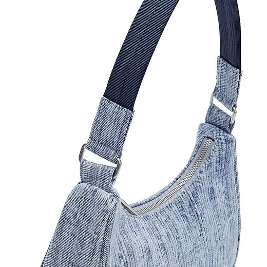 Champion美国冠军2025新款单肩包女男 潮流休闲时尚腋下包25FWG85 浅蓝 