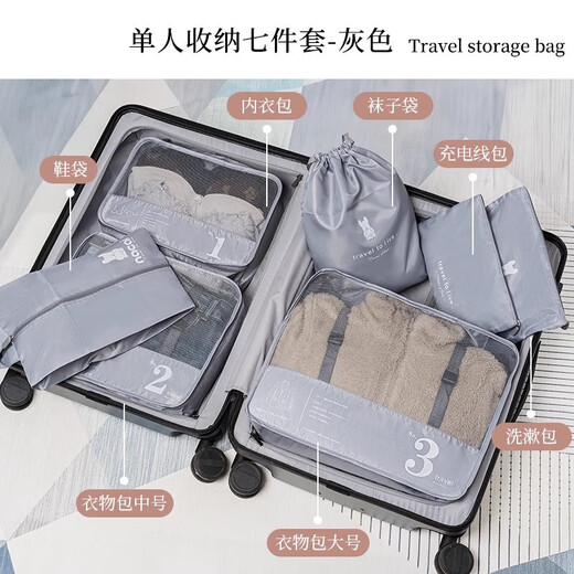 JD Logistics Travel Storage Bag Tragbare Kofferkleidung Komprimierung und Organisation von Paket Travel Business Travel wasserdicht