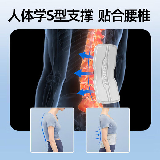 Zhende (ZHENDE) medical waist support belt for lumbar disc herniation, lumbar muscle strain, long-term sitting and long-standing support, waist support protective gear STW XL