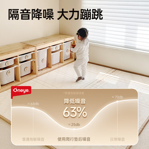 丸丫婴儿爬爬垫双面爬行垫加厚宝宝家用地垫XPE泡沫可折叠防摔隔音 【动物巡游+经典老花】送收纳袋 可折叠款1.5*1.8米*厚2cm