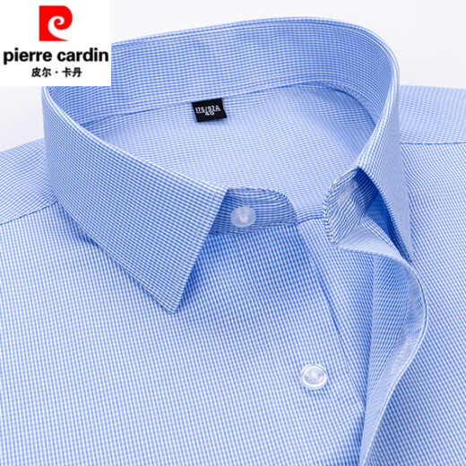 Pierre Cardin High-End 2025 Sommer neuer Baumwoll-Herren-Kurzärmel-Hemd Jugend Mode lässige Baumwolle Feste Farbe Leuchtdauer DX6621 39