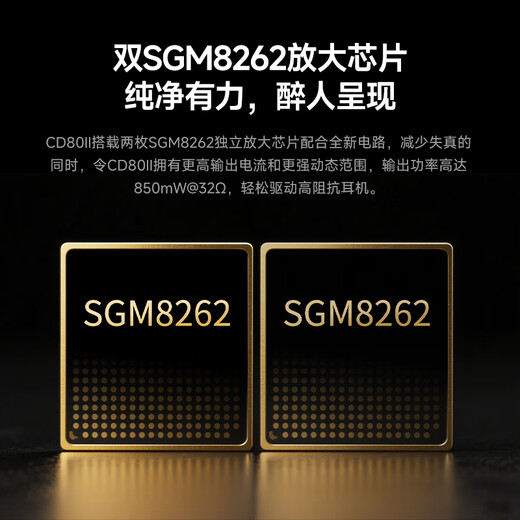 SHANLING CD80II desktop CD player all-in-one HIFI lossless home desktop CD player drawer-type disc compartment Bluetooth 5.0 CD80II black