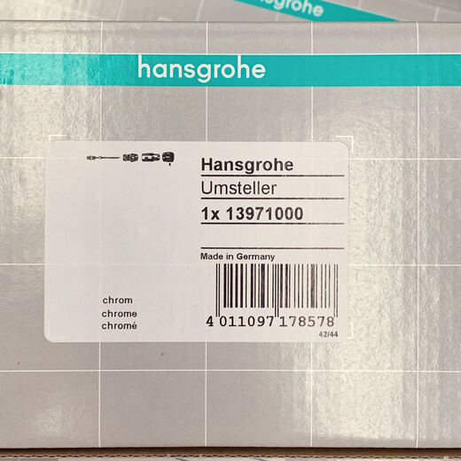 
Hansgrohe Bathroom Shower Hardware Accessories 13971000 Water Divider 13971 13971000