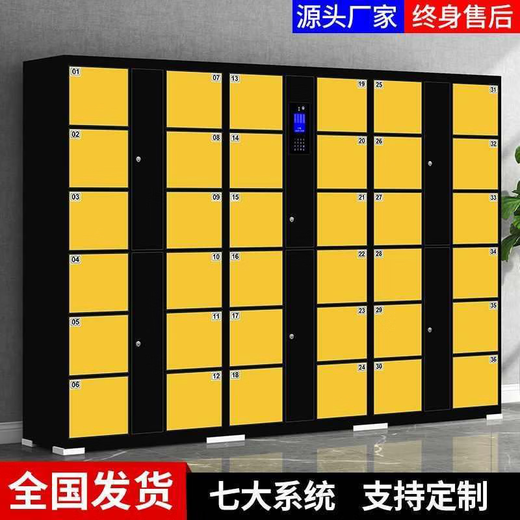 Yonghuan Supermarkt elektronischer Lagerschrank Einkaufszentrum Einkaufszentrum Aufbewahrungsschrank Gesichtserkennung Fingerabdruck Barcode Mitarbeiter intelligenter Speicher H1048 Türschlitztyp