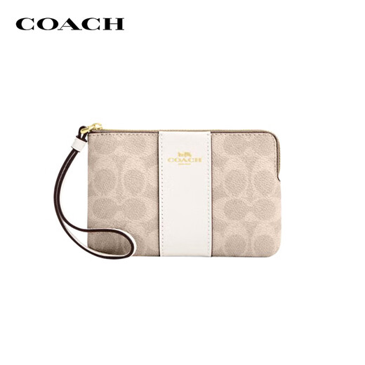 
CoaCH (COACH) [Brand Direct Supply] Women's Zipper Wrist Bag Small Wallet Clutch Clothes Yellow CW854IMXDM