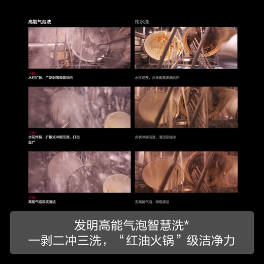 FOTILE dishwasher S7 built-in household 21 sets of 3-layer dish baskets, large capacity washable pots, intelligent placement, intelligent washing, independent steam sterilization, high-energy bubble washing, 21 sets of intelligent investment and washing, fully managed