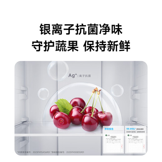 Mijia Xiaomi 271L three-door refrigerator small household air-cooled frost-free energy-saving quiet operation first-level energy efficiency rental dormitory BCD-271WTMP national subsidy