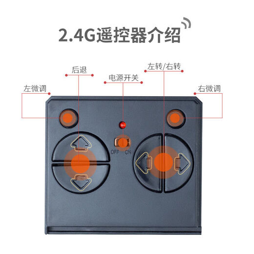 Creation Secret Mini-Fernbedienungsyacht 2,4 G Kinder-Wasser-Fernbedienungsboot Spielzeug Aufladen Rudern Hochgeschwindigkeits-wasserdichtes Schnellbootmodell Orange-2,4 G Fernbedienungs-Rennboot 2 Nr. 7 Fernbedienungsbatterien + Ladekopf + Schraubendreher