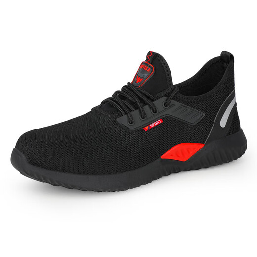European and Muslim men's labor protection shoes puncture and anti-smash steel head rubber sole anti-slip wear-resistant comfort and safety protection shoes LB1105-style safety shoes 36