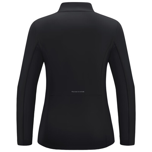 Pelliot (Pelliot) Weichschalenjacke für Frauen Outdoor Wanderanzug Ständer Slim Windproof plus samische Jacke für Frauen Stil Twilight Black S