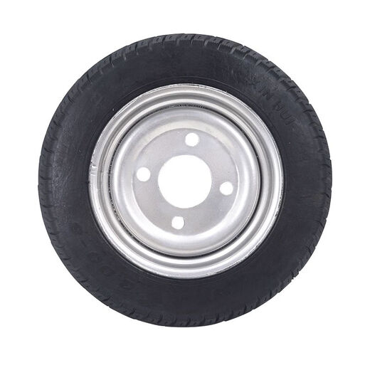 Electric tricycle 300-8400-12350-10400-8 Anti-tie and inflatable solid tire modification 350-12 Solid tire rear wheel assembly