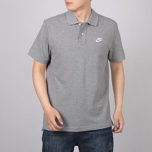 耐克（NIKE）POLO衫男纯棉翻领短袖运动T恤宽松休闲装CJ4457 白色/FN3895-100 纯棉透气 S 100-120斤