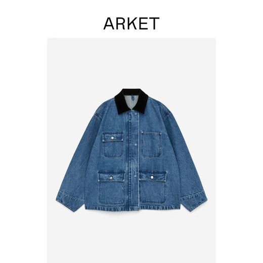 Arket Ropa para mujeres Algodón puro Algodón suelto Juque de mezclilla Azul 1263296001 Azul xxs 155/76a 32