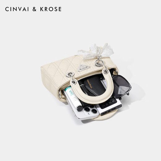 Cinvai / Krose Bag Women's 2025 New Crossbodybodbody Boupting polyvalent Sac à épaule polyvalente Femme sac à main Bag Femme d'anniversaire Gift Women's Beige [Envoyez votre petite amie et votre femme à cœur et pratique]