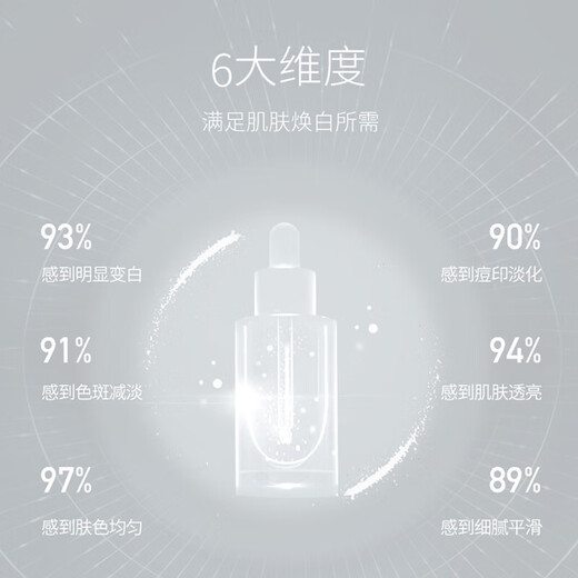 ULUKAULUKA 833肌活焕颜美白精华阻黑精准淡斑抗糖抗氧温和美白30ml