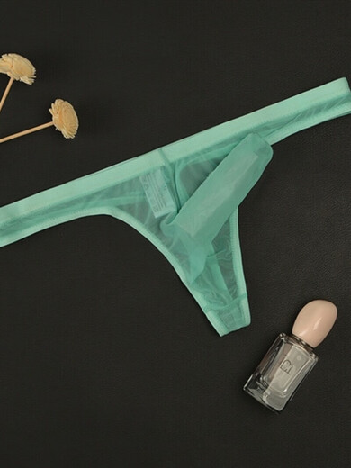 Shop Box Gun Bullet getrennt Tanga Männer Mesh transparente Männer atmungsaktiv sexy Elefant Koffer Nackt Unterwäsche weiß XL