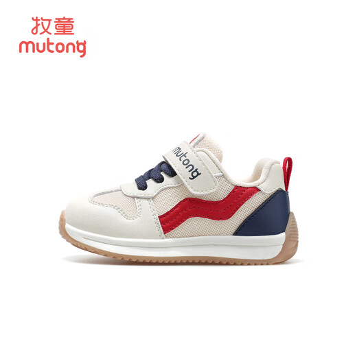 
Shepherd boy learning toddler shoes functional shoes spring and autumn breathable non-slip men and women baby shoes children's sports shoes Red flame blue 26