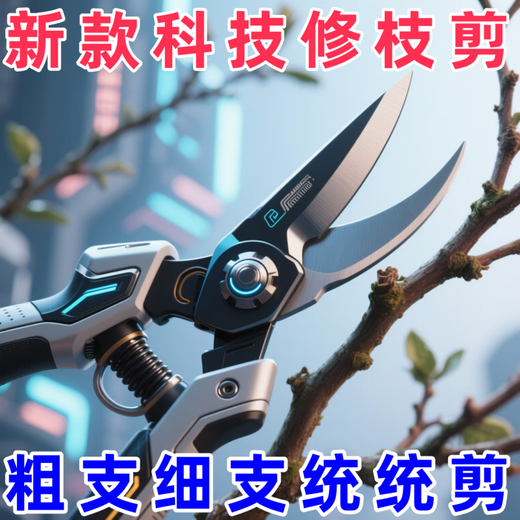 Chaosihui German craft steel branch shears, tree scissors, fruit tree shears, pruning scissors for household flowers, trees and grapes to prune branches, German steel blades) National rapid clearance (original German) thick branch shears (super fast + strength)