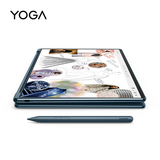 Lenovo YOGA Book 9i AI Yuan-start version 14-inch dual-screen flip laptop Dual-screen touch OLED with pen, keyboard, bracket Ultra9 32G 1T 2.8K 120Hz