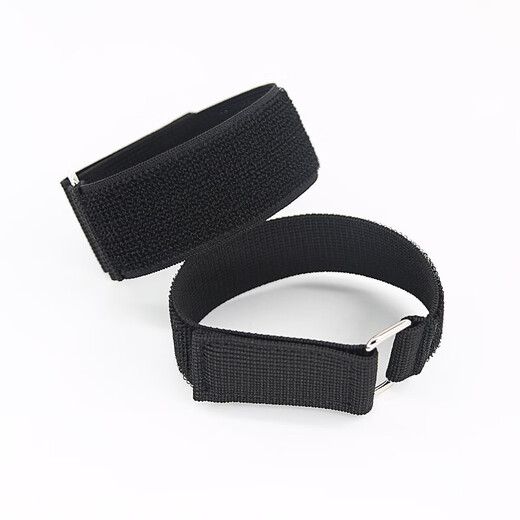 Velcro binding belt large high elastic self-adhesive elastic tie customized goods to secure three-legged legs and arms for two people Plastic buckle Velcro elastic band 5cm wide * 120cm long * 4 strips