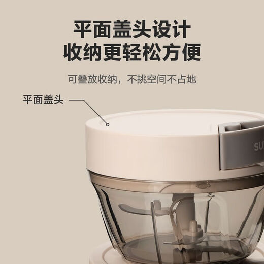 Garlic puller manual garlic pounding artifact garlic grinder minced garlic household 2025 new meat grinder 650m 3 blades